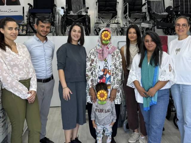 Evde de yapabilirim projesi kapsamında bir çocuğa daha umut olduk