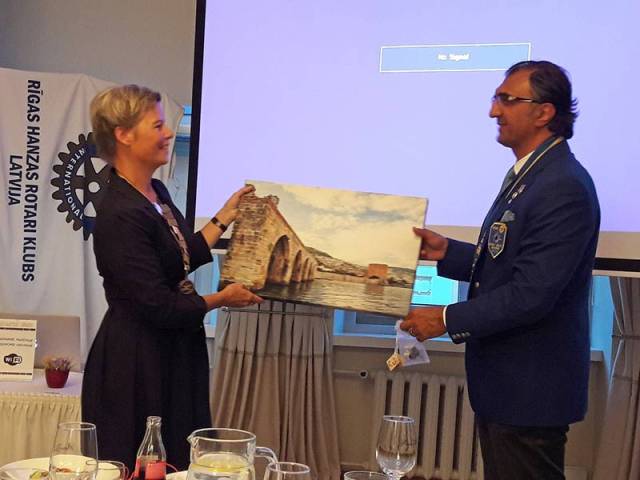 İkiz kulübümüz Riga Hansa RK nü Latviada ziyaret ettik